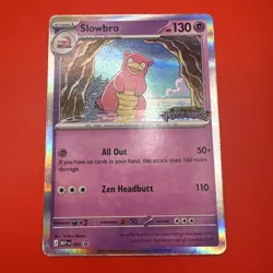 Slowbro 083 Pitch Black Stamped Prerelease Promo Pokemon TCG MEP English LP - Image 2