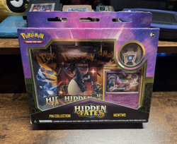 Pokemon TCG Hidden Fates Mewtwo Pin Collection Promo Booster English 2019 6+ - Image 1