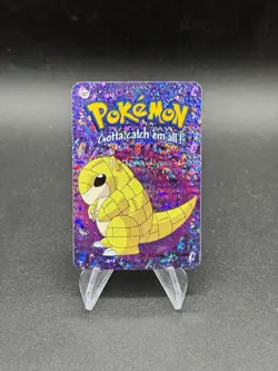 Sandshrew Holo Pokemon Vintage 2000 Vending Prism Sticker Nintendo Rare - Image 1