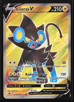Pokemon Luxray V 168/189 Astral Radiance Ultra Rare Full Art Holo NM - Image 1