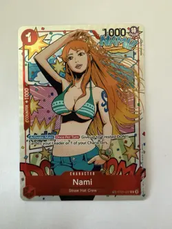 Treasure Rare Nami ST01-007 Alt Art OP06 Wings Of The Captain NM TR One Piece En - Image 1