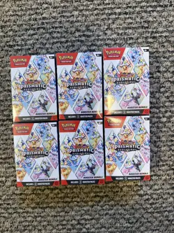 Prismatic Evolutions Pokemon TCG Booster Bundle New Factory Sealed Lot Of 6 - Image 1