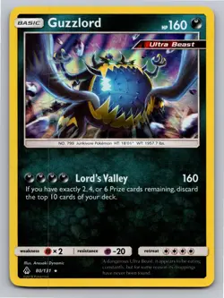 Guzzlord 80/131 Holo Rare Forbidden Light Pokemon Lightly Played - Image 1