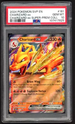 Pokemon Card - PSA 10 Charizard Ex 161 - Black Star Promo - GEM MT - PSA10 - Image 1