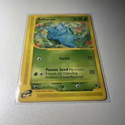 2002 Pokemon TCG Expedition Base Set Bulbasaur 94/165 Card - Image 2