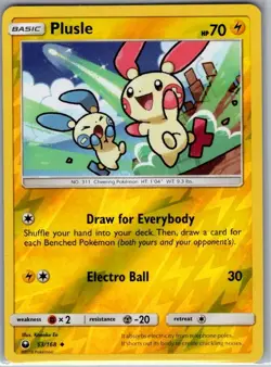 Plusle 53/168 Reverse Holo SM - Celestial Storm - Pokemon Card - NM - Image 1