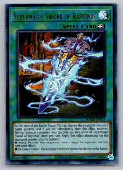 Supermagic Sword of Raptinus TOCH-EN017 Ultra Rare Toon Chaos Yu-Gi-Oh Near Mint - Image 1