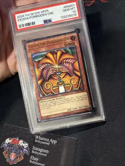 Yu-Gi-Oh EXODIA THE FORBIDDEN ONE ULTIMATE RARE OP25-EN001 YUGIOH PSA 10 - Image 2
