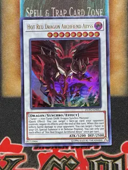 Yugioh Hot Red Dragon Archfiend Abyss DUPO-EN057 Ultra Rare NM - Image 1