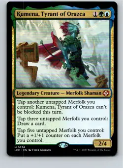 Magic the Gathering Kumena Tyrant of Orazca Commander Lost Caverns of Ixalan MTG - Image 1