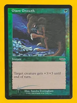 MTG GIANT GROWTH (Foil) FNM (OldManMTG 013-158) - Image 1