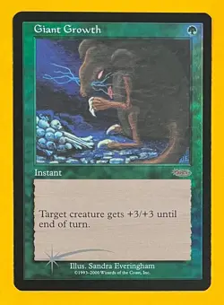 MTG GIANT GROWTH (Foil) FNM (OldManMTG 013-160) - Image 1