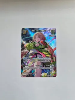 Hololive CCG Enchant Regalia - Aki Rosenthal (SR) - hBP05-027 SR - FOIL - Image 1