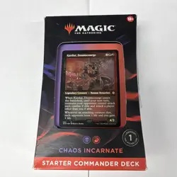Wizards of the Coast MTG Starter Commander Deck Chaos Incarnate 100-Card EN - Image 1