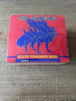 Pokemon Sword and Shield Base Set ETB Elite Trainer Box SEALED - Image 1