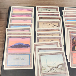 Wizards of the Coast MTG Revised Edition Basic Land Lot Island Swamp 1994 - Image 1