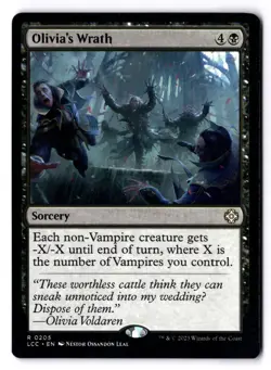 Olivia's Wrath NM* The Lost Caverns of Ixalan Commander 0205 mtg -UnltdCards - Image 1