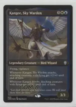 Etched Foil - Kangee Sky Warden Foil Magic: Commander Legends CMR #603 - Image 1