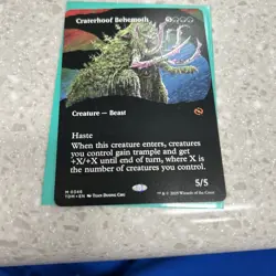 Craterhoof Behemoth (Borderless) M Tarkir: Dragonstorm 346 NM - Image 3