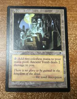 MTG Magic the Gathering Ancient Tomb (315/350) Tempest MP - Image 1