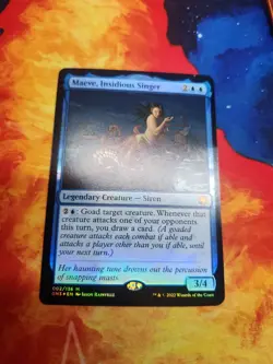 Maeve, Insidious Singer - Magic Game Night: Free-For-All (GN3) - Foil - NM - Image 1