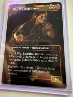 Ellie, Vengeful Hunter (Rainbow Foil) Secret Lair Drop Foil - Image 1
