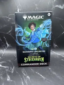 WotC MtG Commander Secrets of Strixhaven Quandrix Unlimited New Magic Deck - Image 1