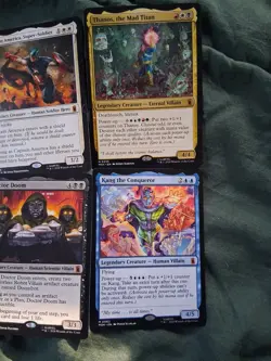 MTG Marvel Super Heroes Mythic Lot Of 4 - Image 3