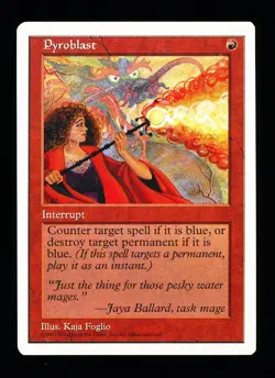 * * 1x Pyroblast x1 * * 5th Edition MTG NM Near Mint or Close - Image 1