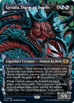 Gyruda, Doom of Depths [Multiverse Legends] Magic MTG - Image 1