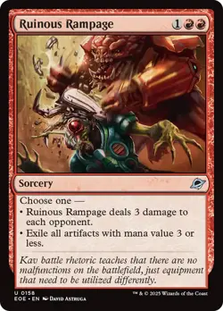 Ruinous Rampage [Edge of Eternities] Magic MTG - Image 1