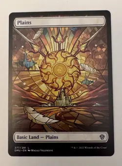 1x MTG Plains (Showcase) - Dominaria United (DMU) #277 - Magic the Gathering - Image 1