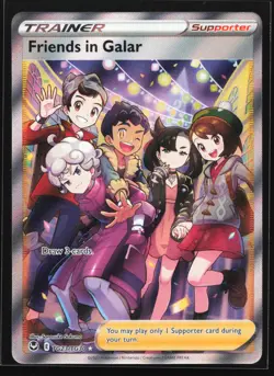 Pokemon Friends in Galar TG23 Silver Tempest Ultra Rare Holo NM - Image 1