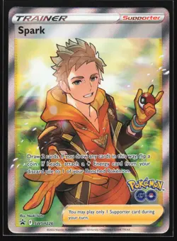 Pokemon Spark SWSH226 Pokemon GO Full Art Holo Black Star Promo NM - Image 1