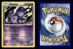 Weezing 28/124 Reverse Holo Uncommon Fates Collide Pokemon Card NM - Image 1