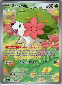 Shaymin 185/182 SV10: Destined Rivals - Pokemon Card - NM - Image 1