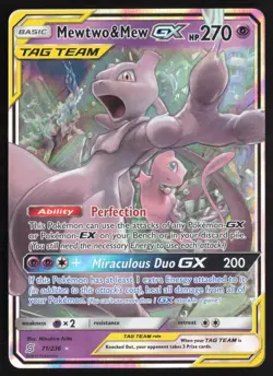 Mewtwo & Mew GX 71/236 Pokemon Unified Minds NM - Image 1