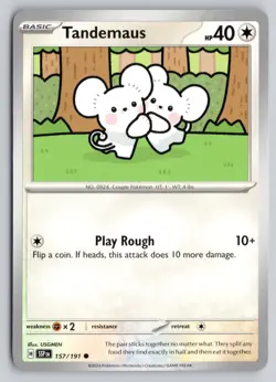 TANDEMAUS 157/191 COMMON SURGING SPARKS POKEMON NM - Image 1