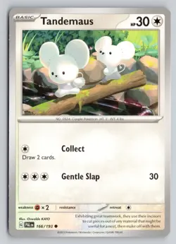 TANDEMAUS 166/193 COMMON PALDEA EVOLVED POKEMON NM - Image 1