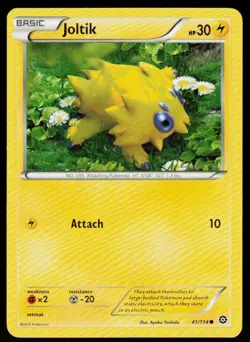 Joltik 41/114 Common Steam Siege Pokemon Lightly Played - Image 1
