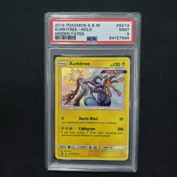 2019 Pokemon: XURKITREE SV14/SV94 - [Hidden Fates Shiny Holo Rare] Mint - PSA 9 - Image 1