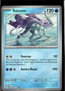 Pokemon Suicune 024/131 Prismatic Evolutions Poke Ball - Image 1