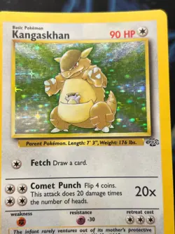 Kangaskhan 5/64 Jungle Unlimited - Holo Rare - WOTC Pokemon Card B MP + - Image 5