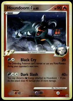 Houndoom G 50/127 Platinum Reverse Holo Uncommon MP Pokemon 2009 - Image 1