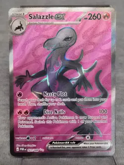 Salazzle ex 101/88 Double Rare Full Art Pokemon Perfect Order ME03 POR - Image 1