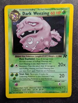 Dark Weezing - 14/82 - Team Rocket (Pokemon) NM #1 - Image 1