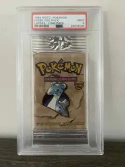 Pokemon TCG 1999 Fossil Foil Pack PSA 9 - Image 1