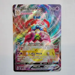 Pokemon Holo Rare VMAX Champions Path Alcremie VMAX Holo Rare Full Art 023/073 - Image 2