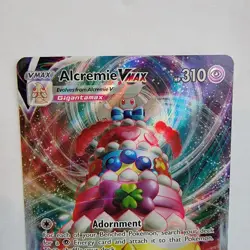 Pokemon Holo Rare VMAX Champions Path Alcremie VMAX Holo Rare Full Art 023/073 - Image 5