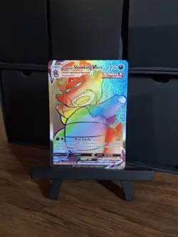 Pokemon Galarian Slowking VMAX 207/198 Swsh: Chilling Reign Secret Rainbow Rare - Image 1